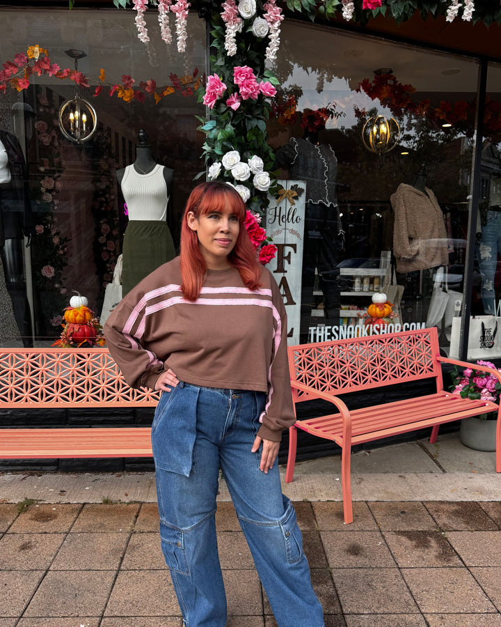 Pink League Pullover