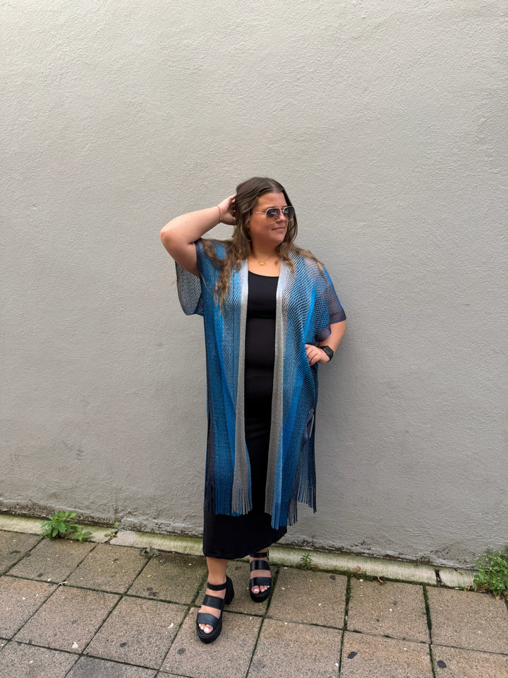 Blue Ocean Whisper Kimono