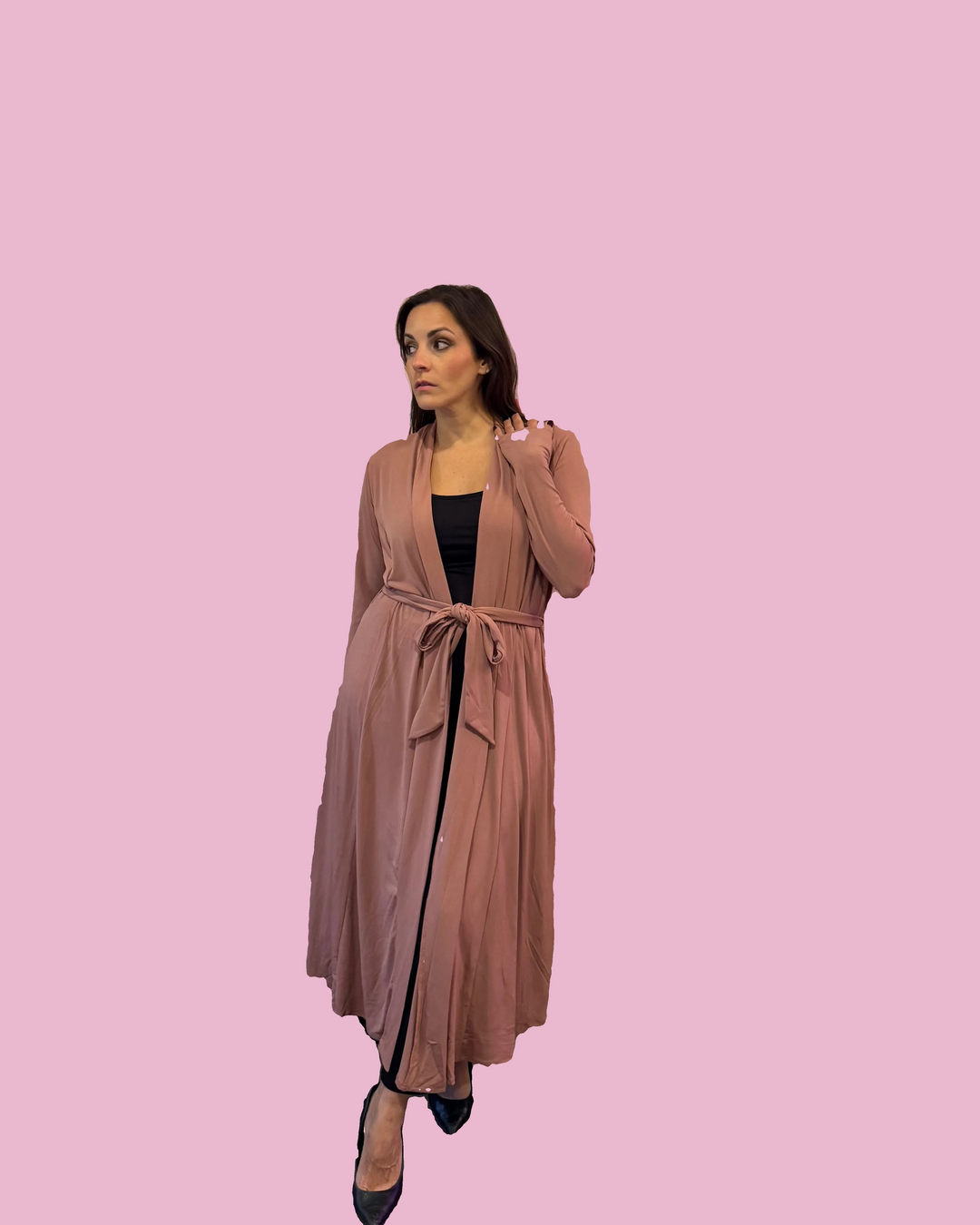 Mauve Tie Duster