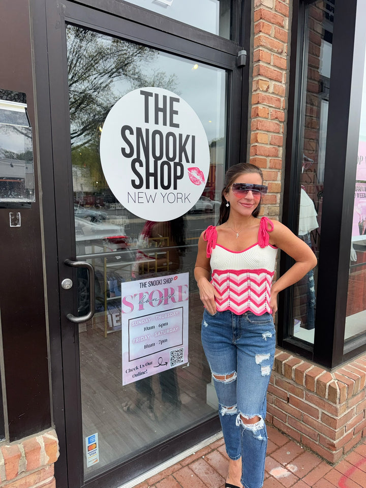 Candy Stripe Knit Top