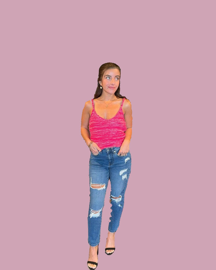 Summer Pop Knit Tank