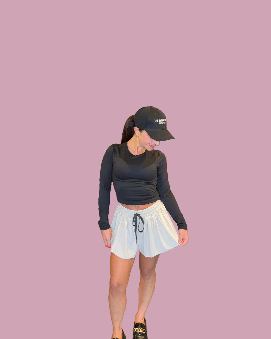 Taupe Butterfly Shorts