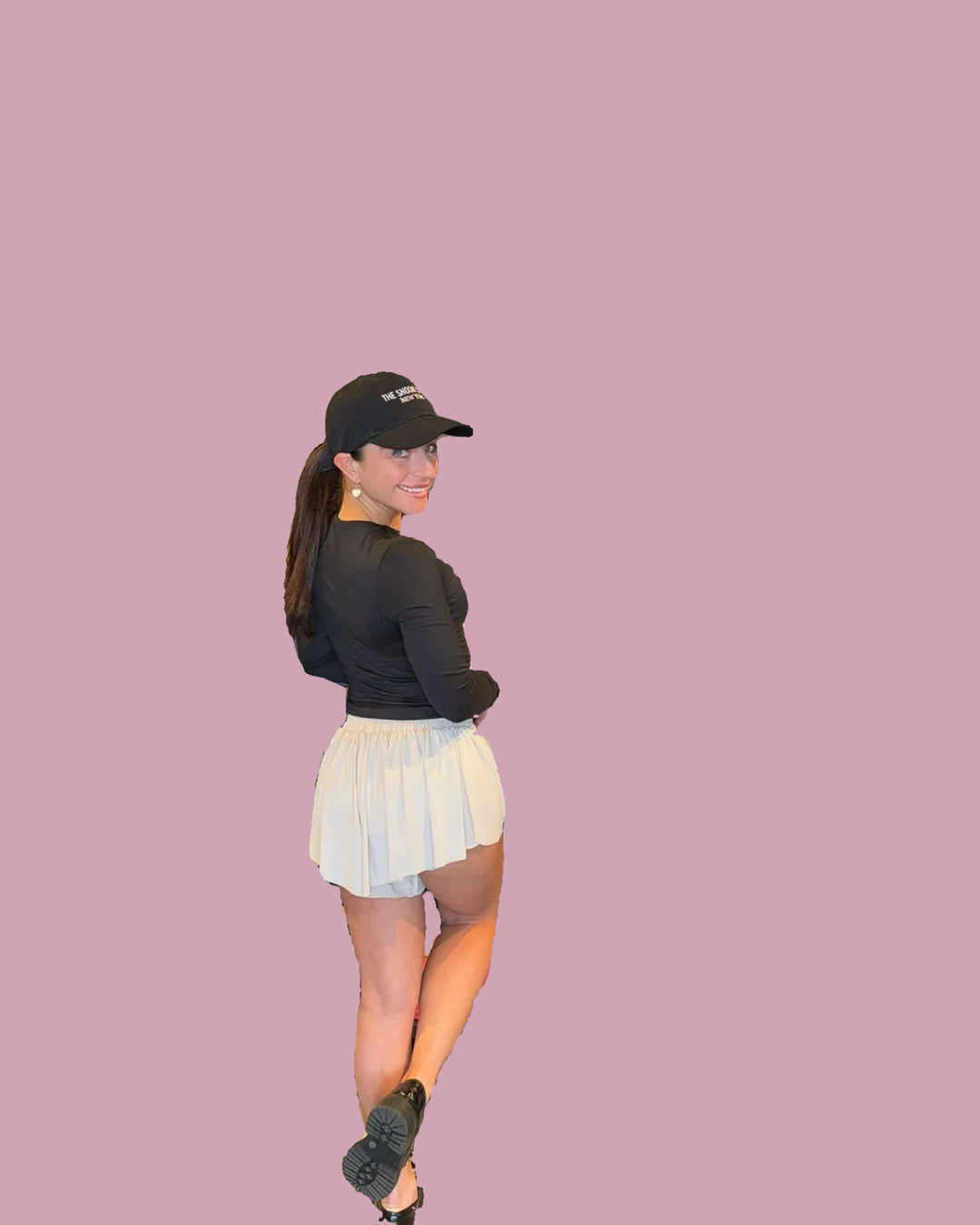 Taupe Butterfly Shorts