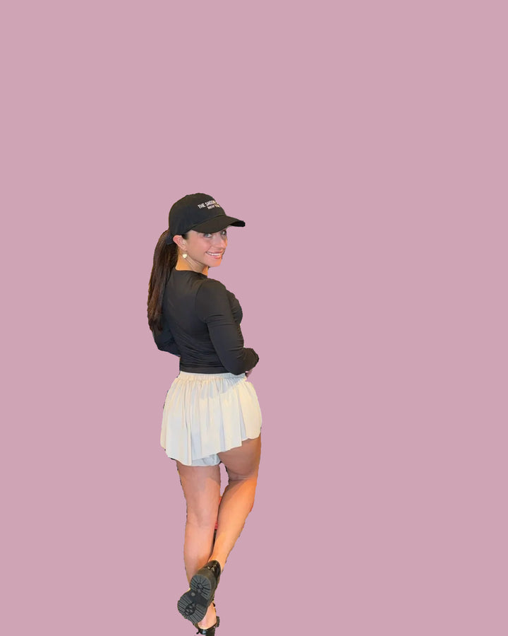 Taupe Butterfly Shorts