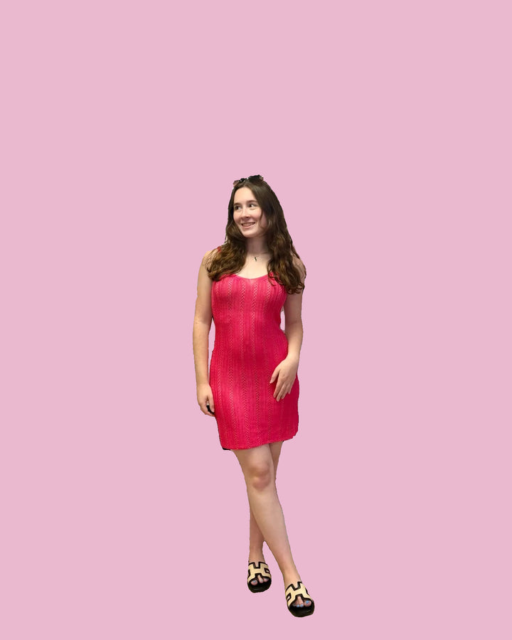 Pink Summer Days Mini Dress