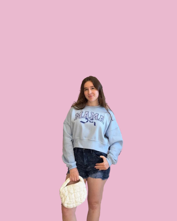 Blue Mama Crewneck