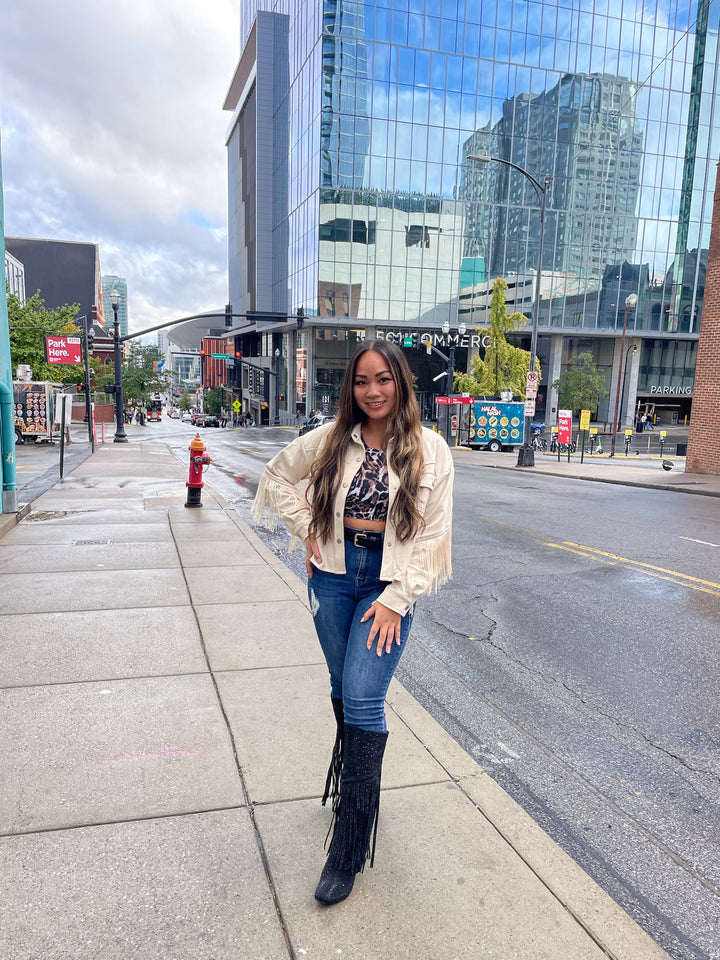 Fringe Accent Jacket