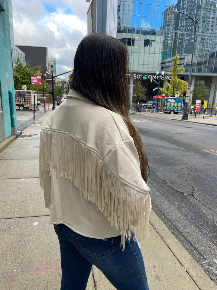 Fringe Accent Jacket