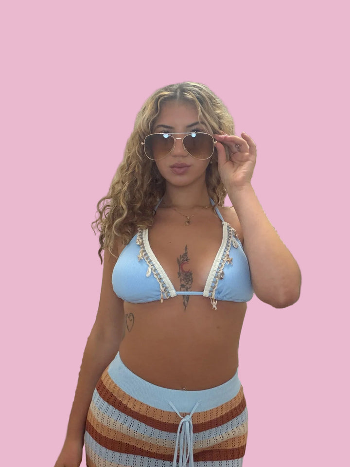 Blue Shell Babe Bikini