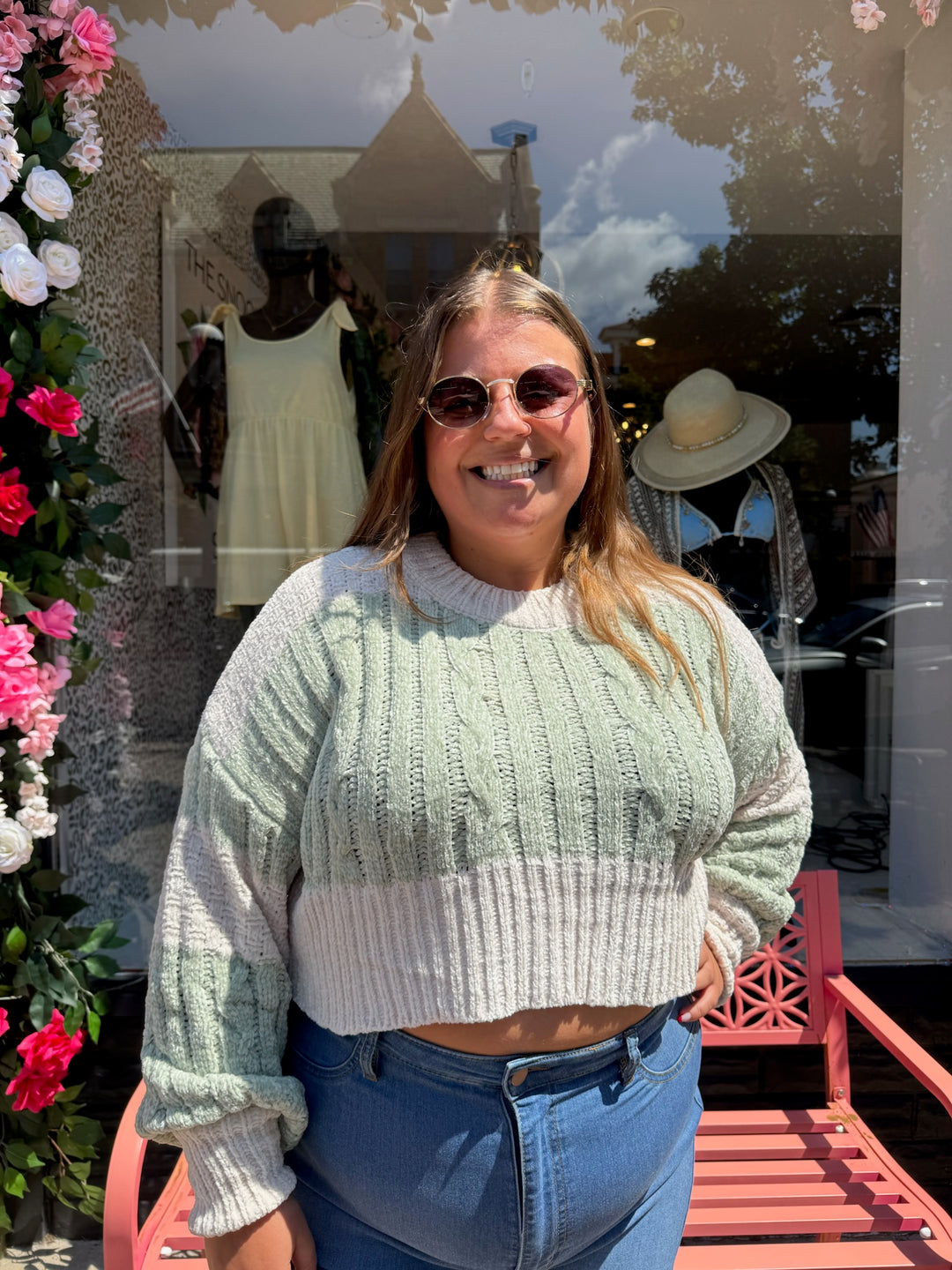Sweet Cream Crop Sweater
