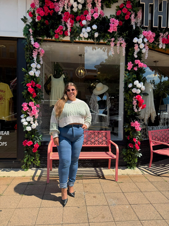 Sweet Cream Crop Sweater