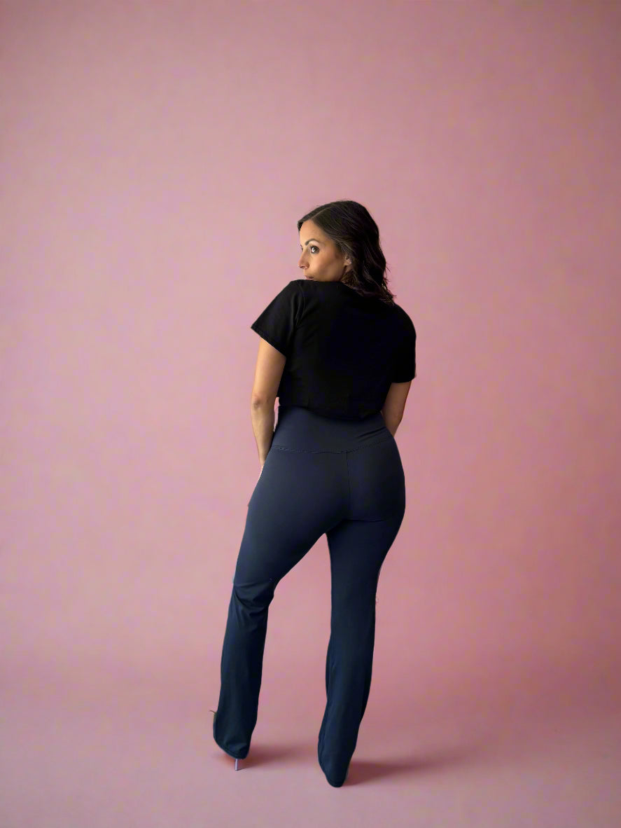 Navy High Waist Yoga Pants