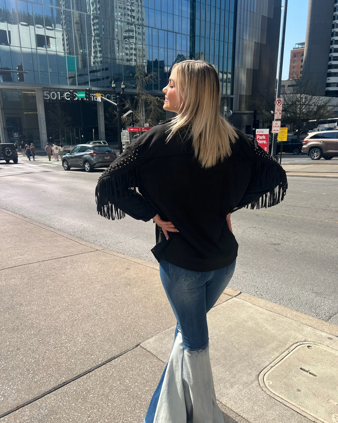 Black Fringe Jacket