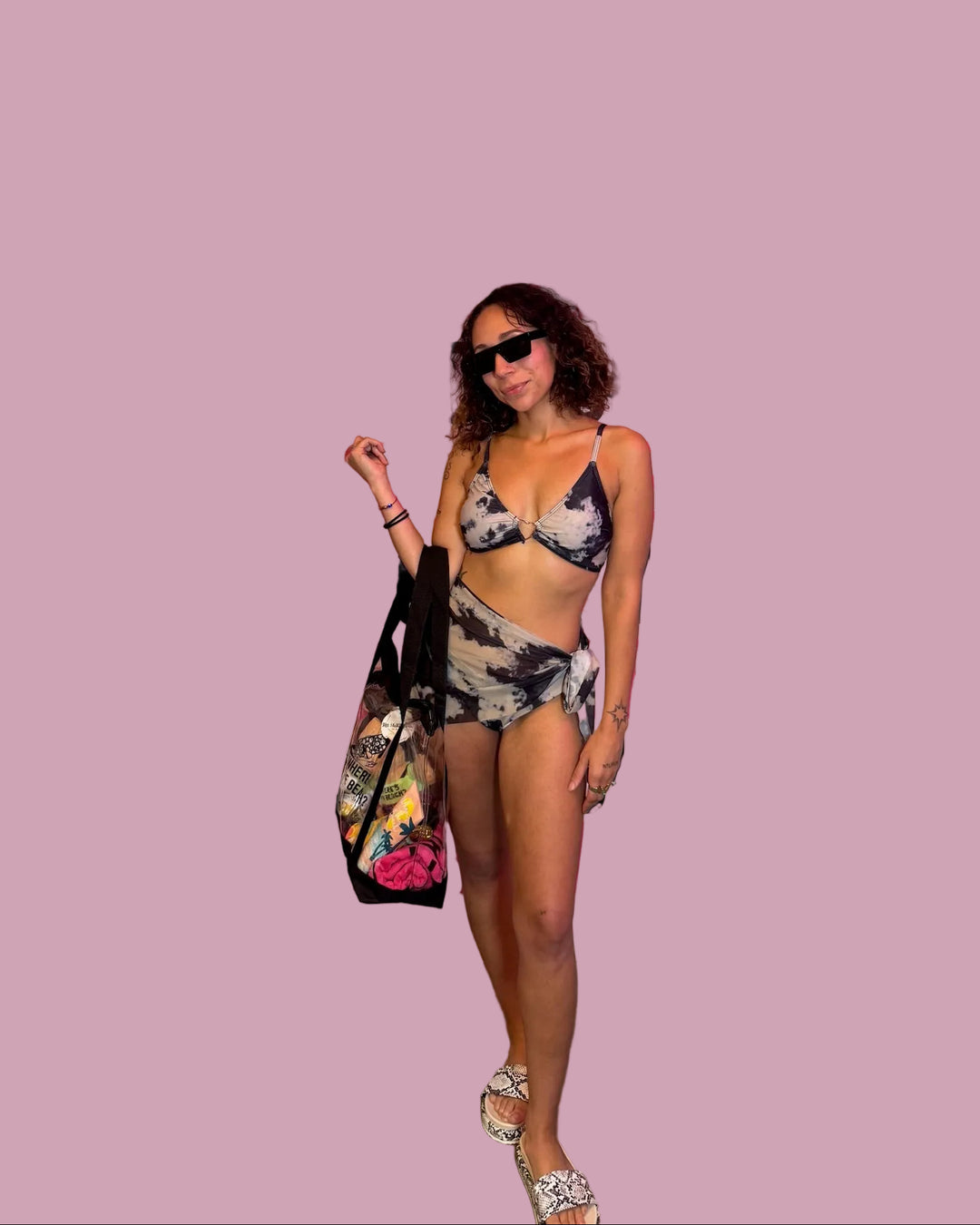 Black Tie Dye Bikini