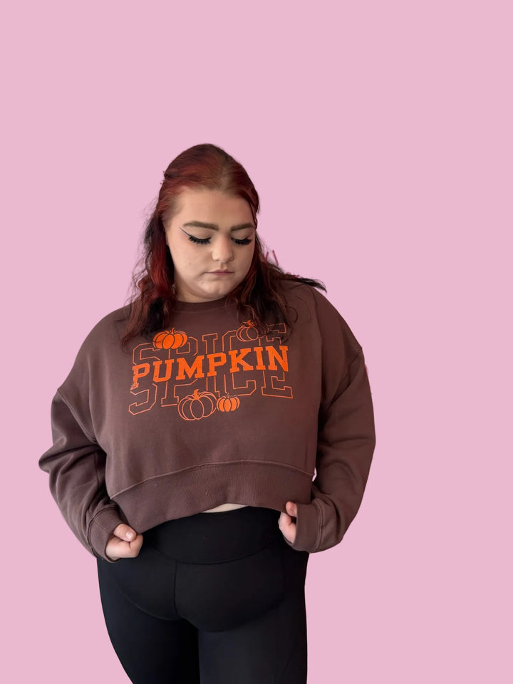 Pumpkin Spice Crop Sweatshirt