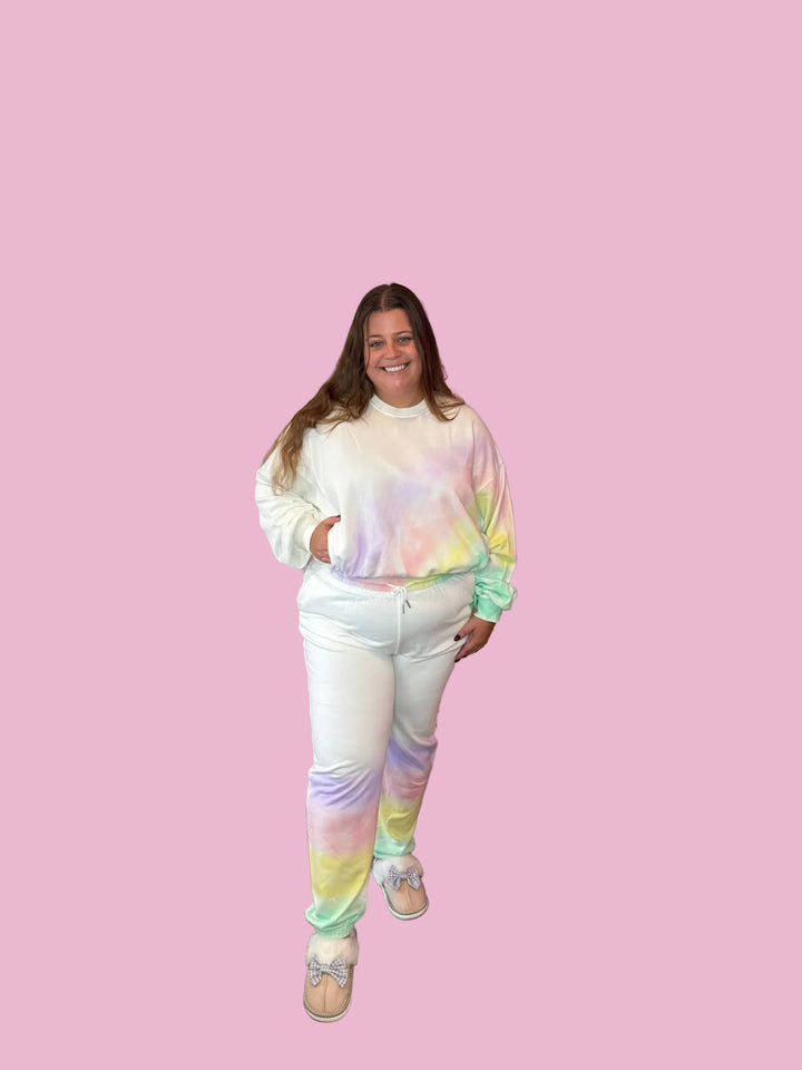 Pastel Tie Dye Lounge Set