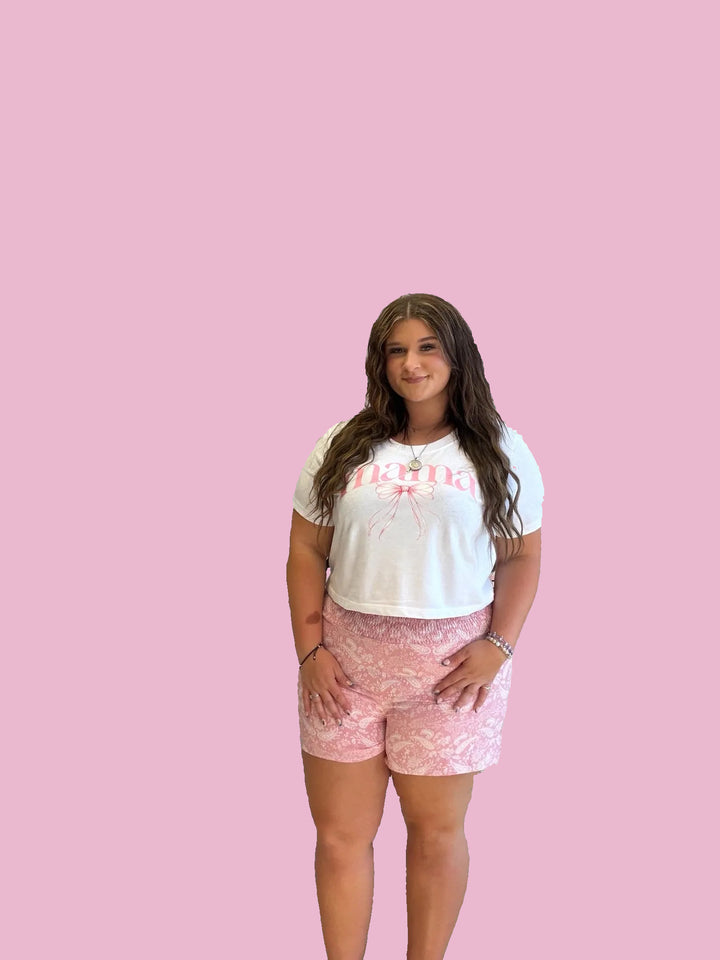 Paisley Pink Shorts