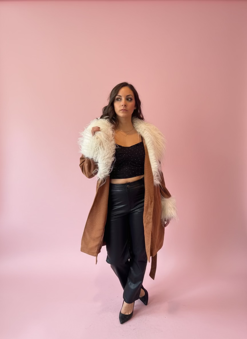 Snowfall Luxe Collar Coat