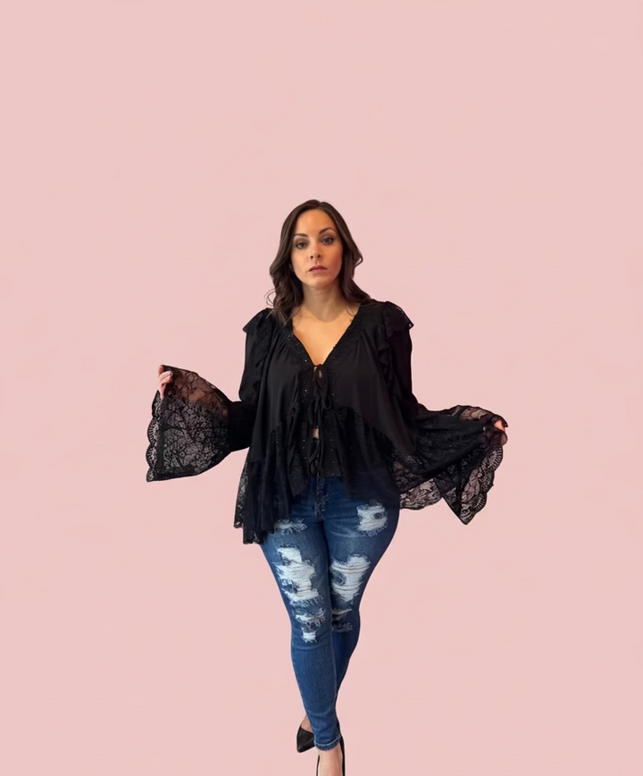 Wanderlust Tie Blouse