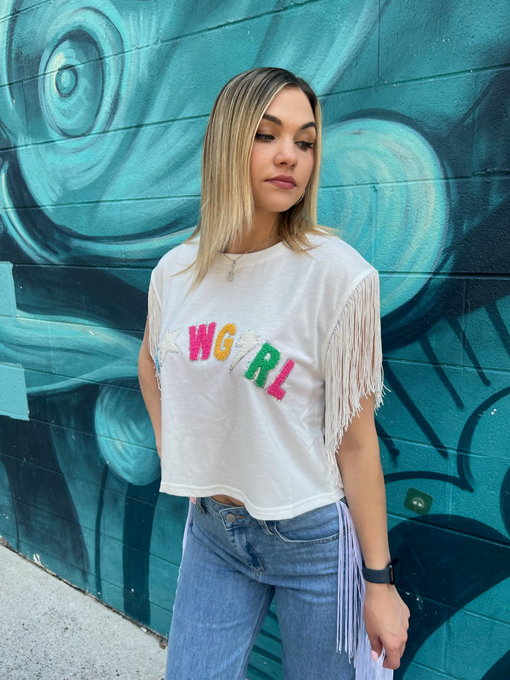 Cowgirl Fringe Crop