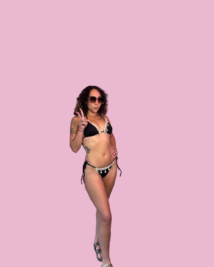 Black Shell Babe Bikini
