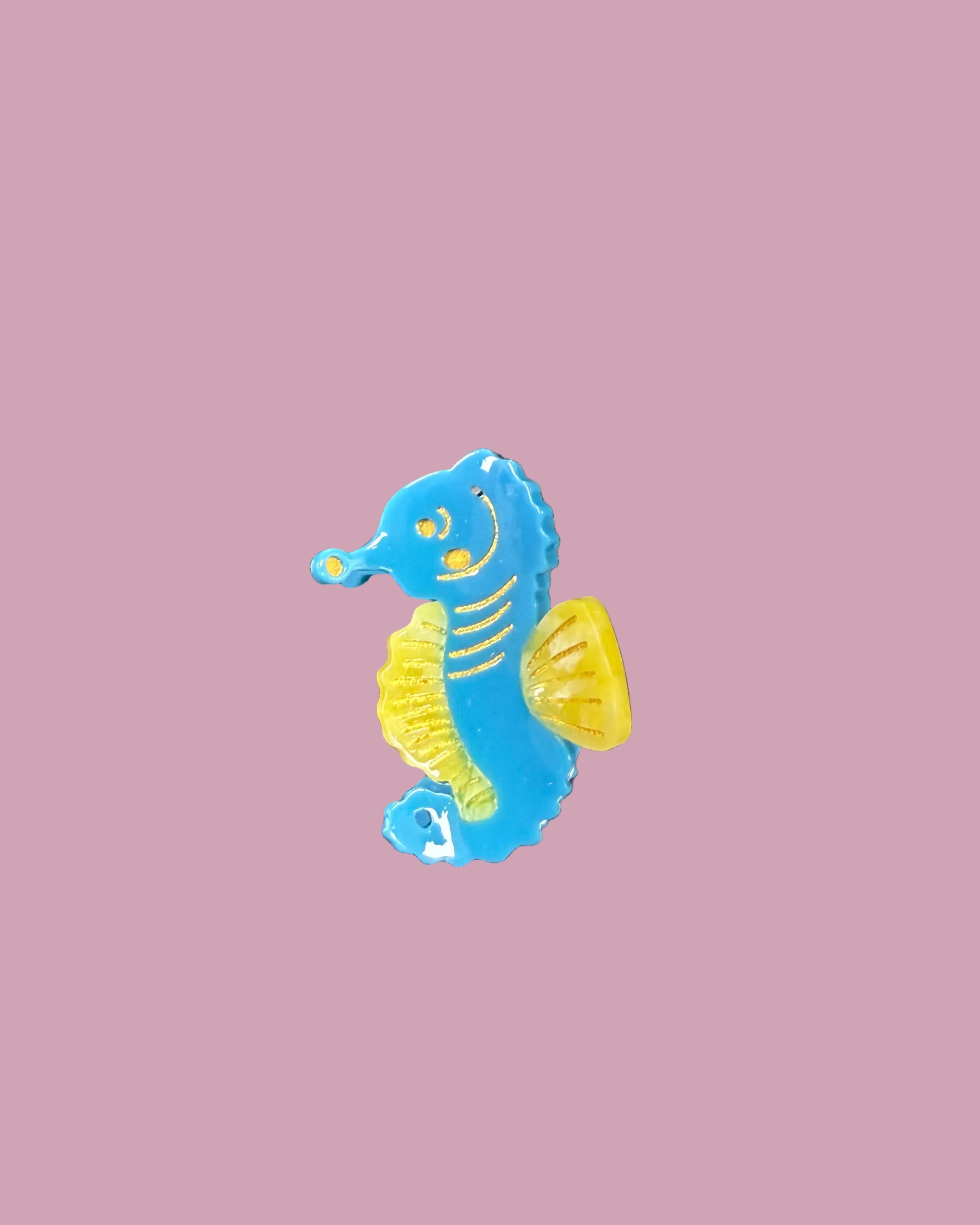 Mini Seahorse Claw Clip – Whimsical Ocean Hair Clip for Summer – The ...