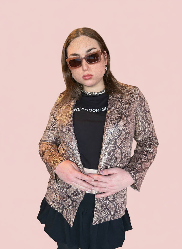 Brown Snake Blazer