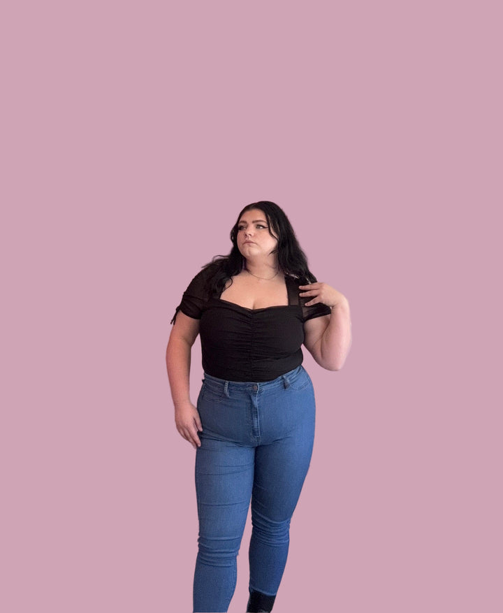 Plus Ruched Bodysuit