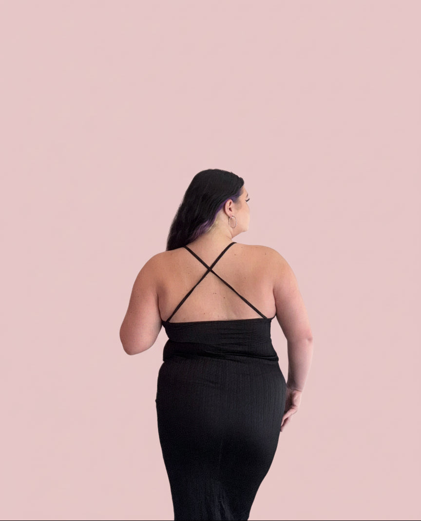 Plus Jet Goddess Maxi