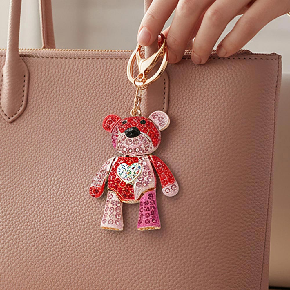 The Love Teddy Keychain