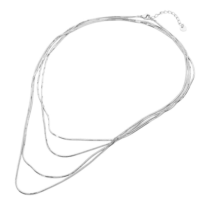 Silver Loop Necklace
