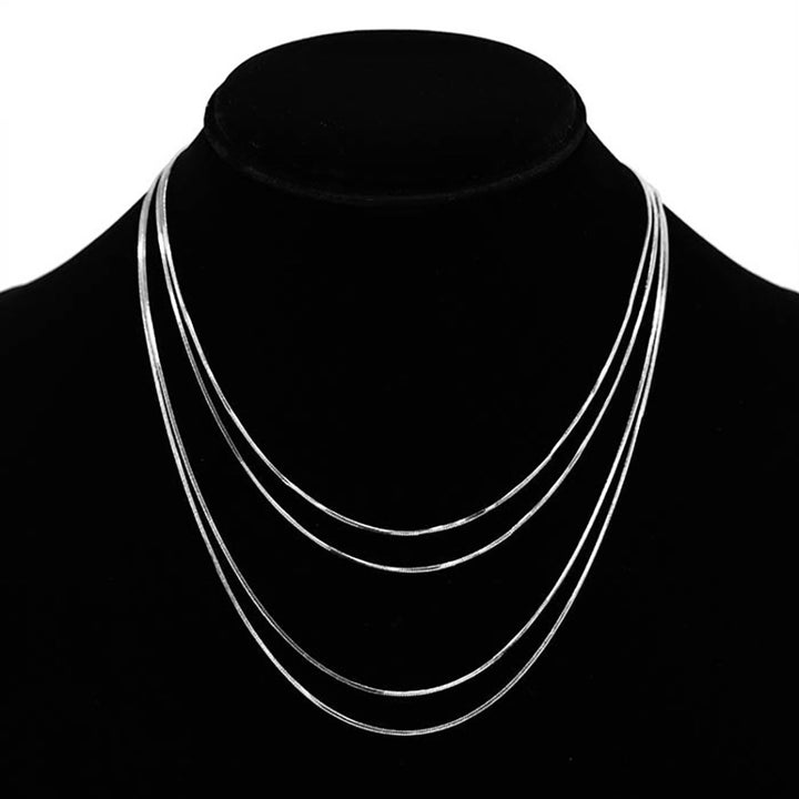 Silver Loop Necklace