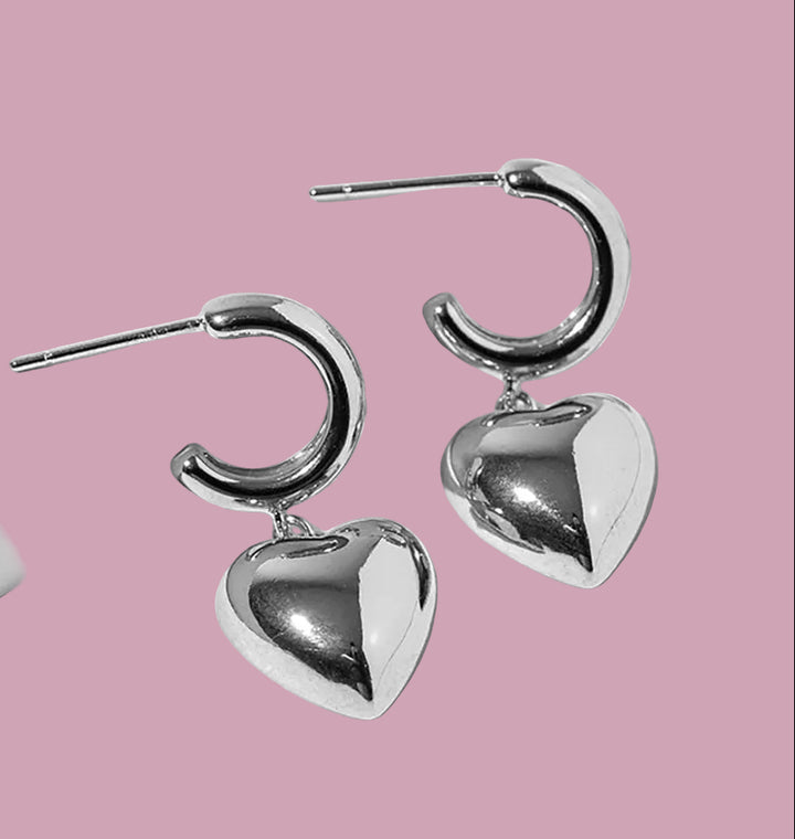 Heart Dangle Earrings
