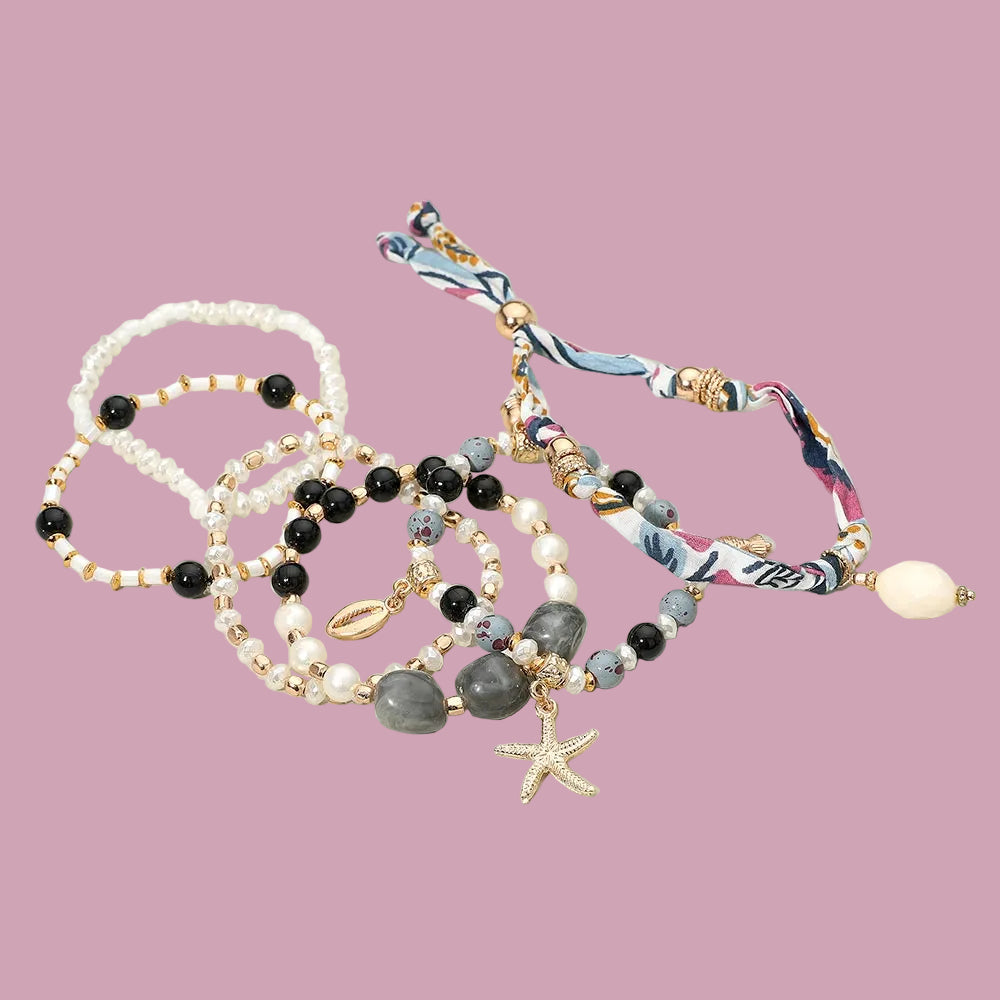 Blue Sea Bracelet Set