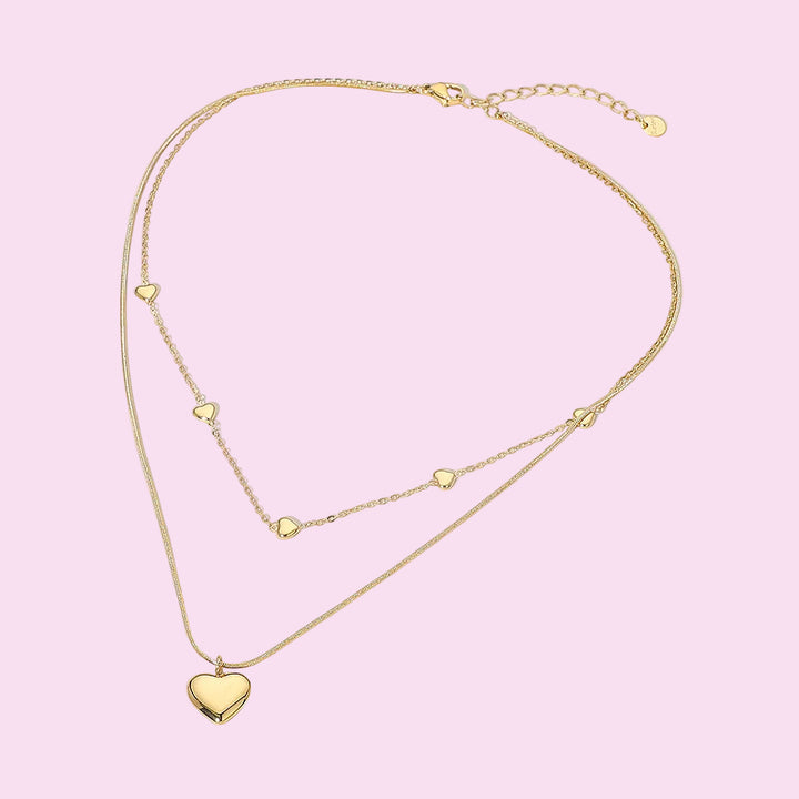 Gold Heartstring Necklace