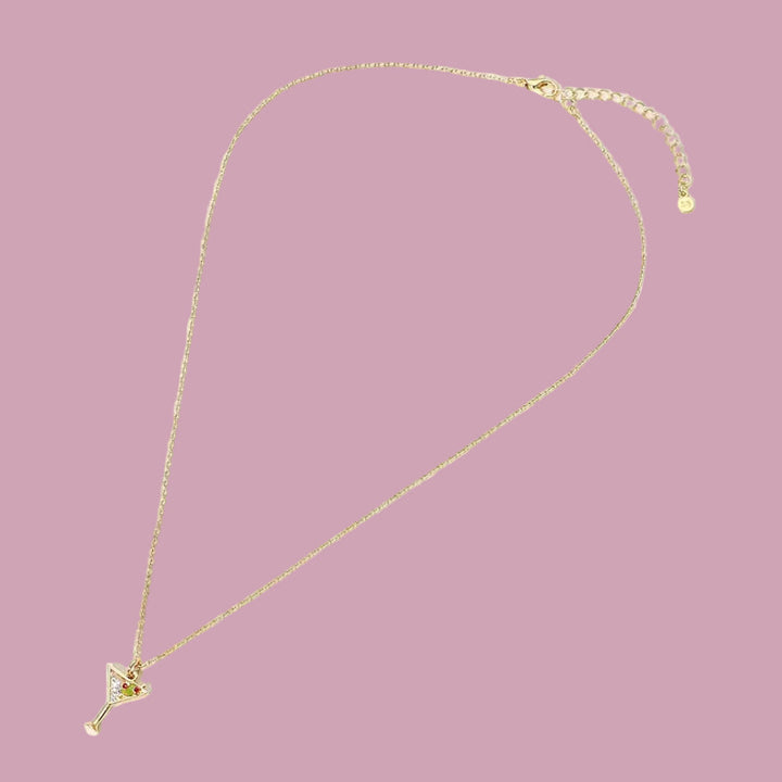 Martini Glass Necklace