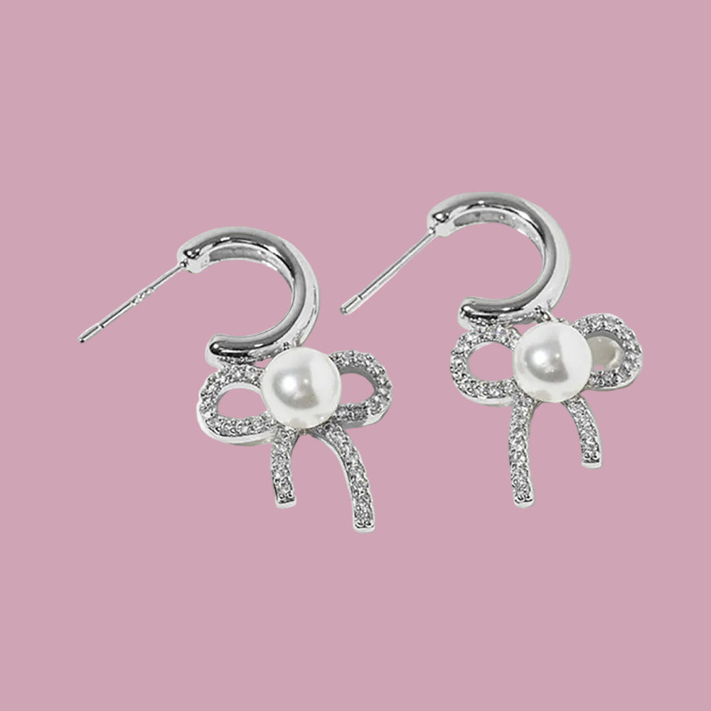 Bow & Glow Mini Hoops