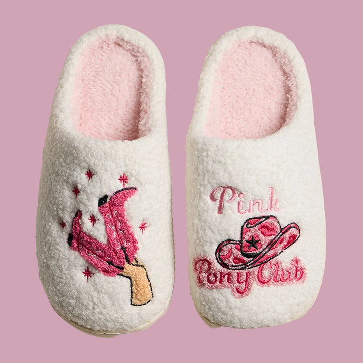 Pink Pony Club Slippers