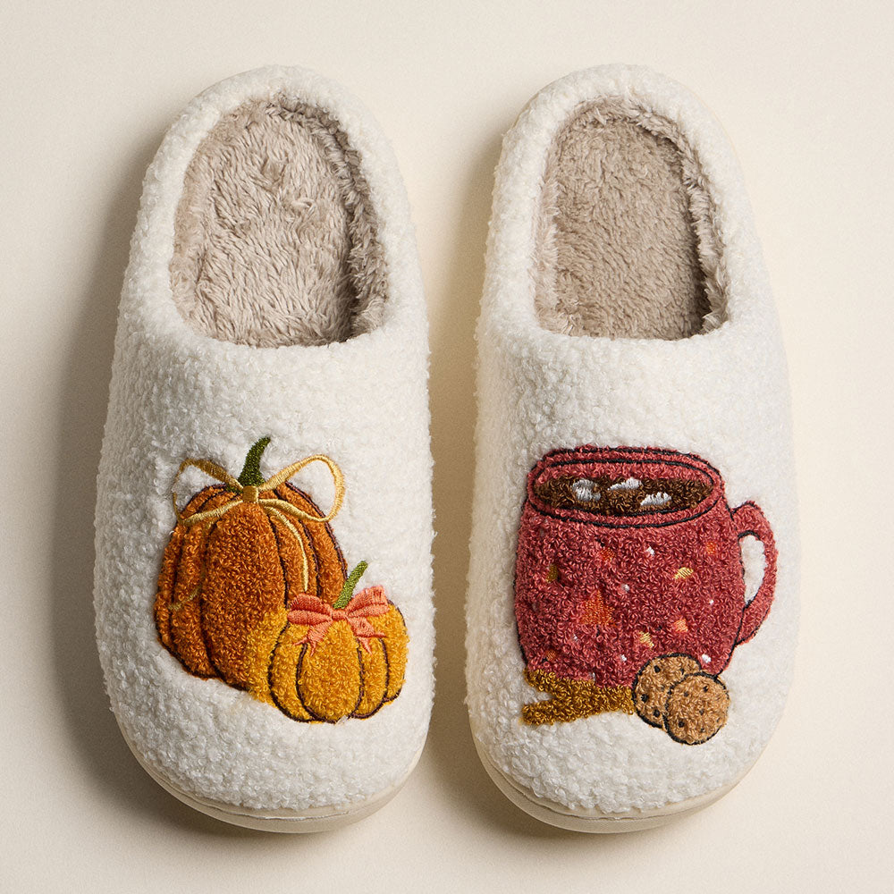 Pumpkin Spice Slippers