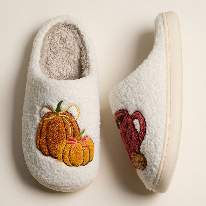 Pumpkin Spice Slippers