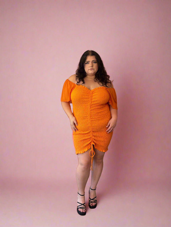 Plus Short Sleeve Bodycon Dress