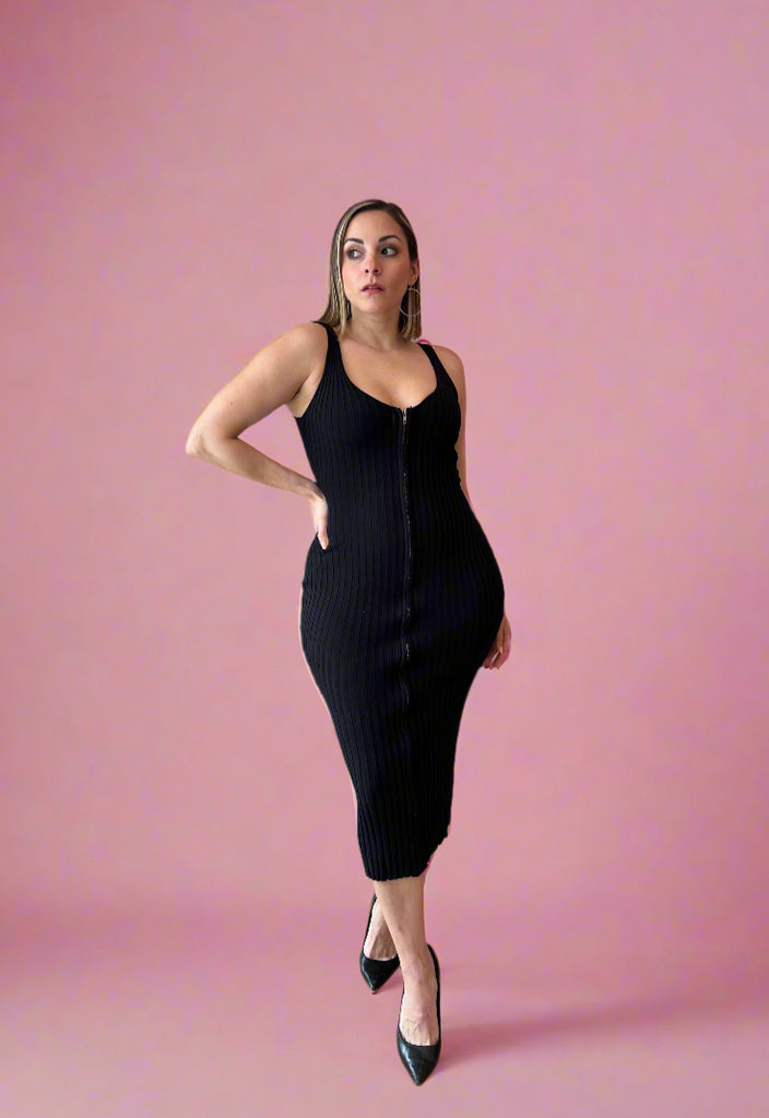 Zipper Bodycon Dress The Snooki Shop Zipper Bodycon Dress The Snooki Shop