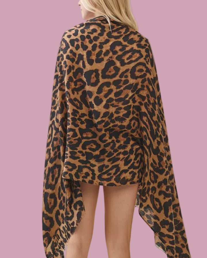 Leopard Wrap Scarf