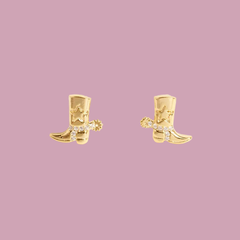 Mini Boot Stud Earrings