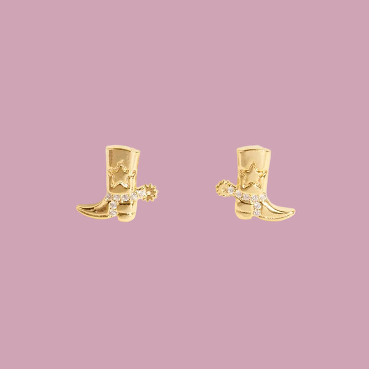 Mini Boot Stud Earrings
