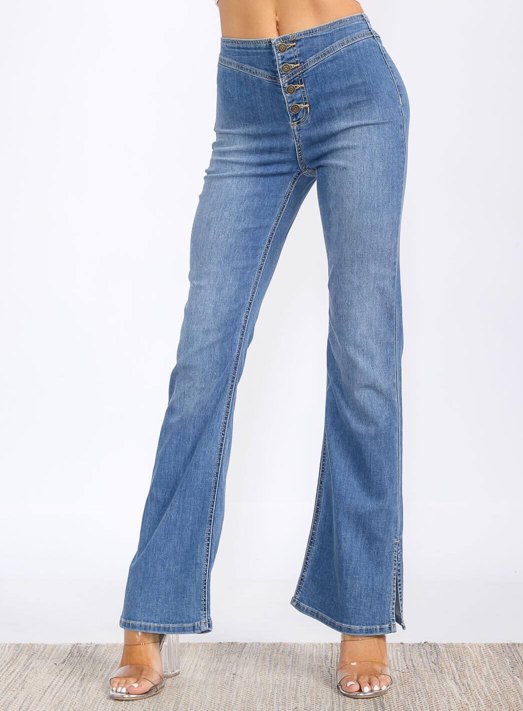 Bell Slit Jeans