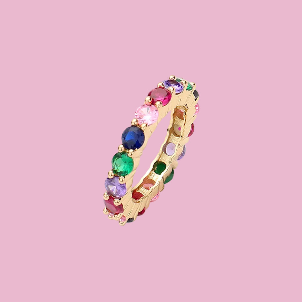 Rainbow Row Ring