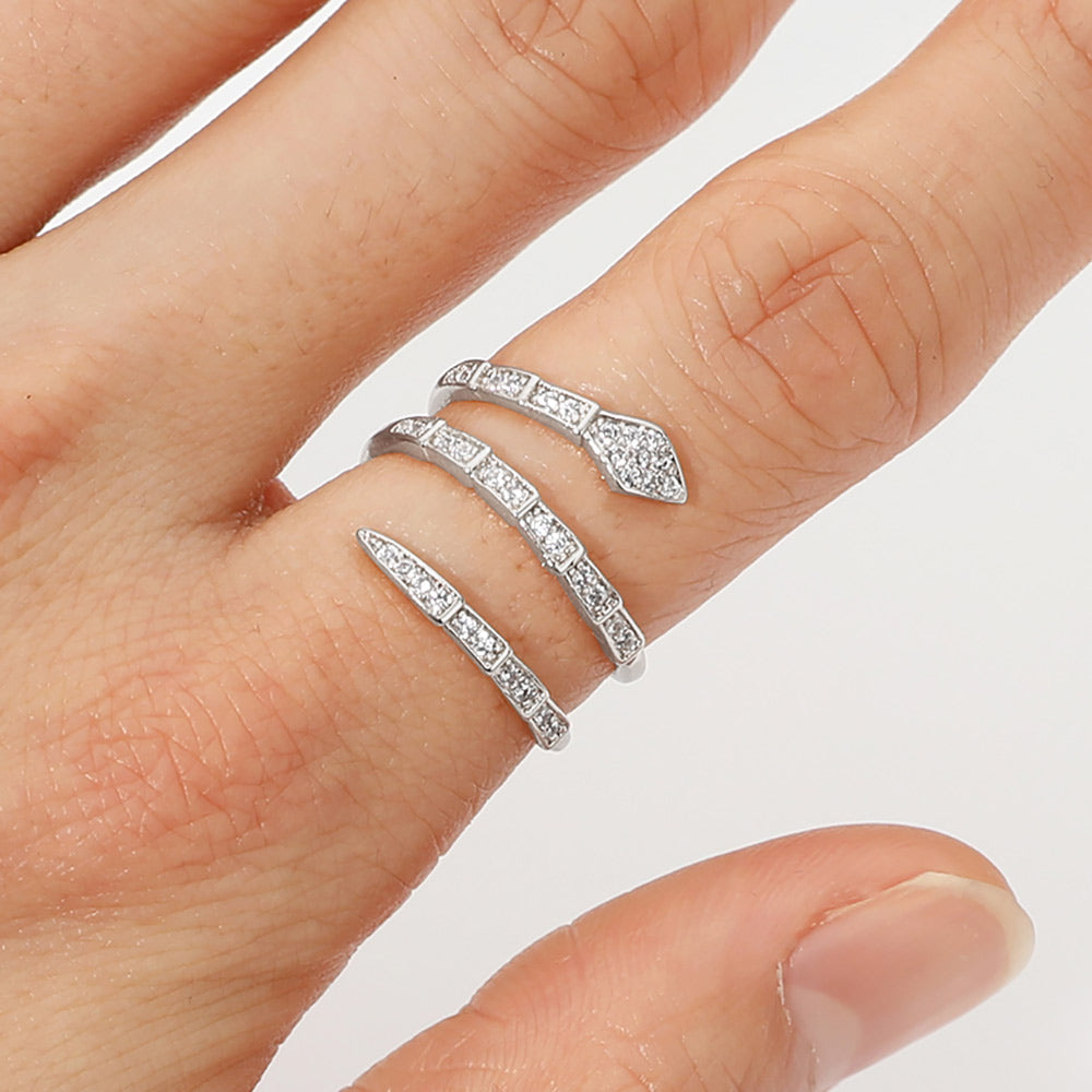 Stone Snake Ring