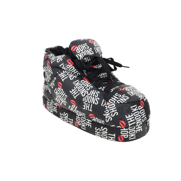 Black Snooki Shop Sneaker Slippers