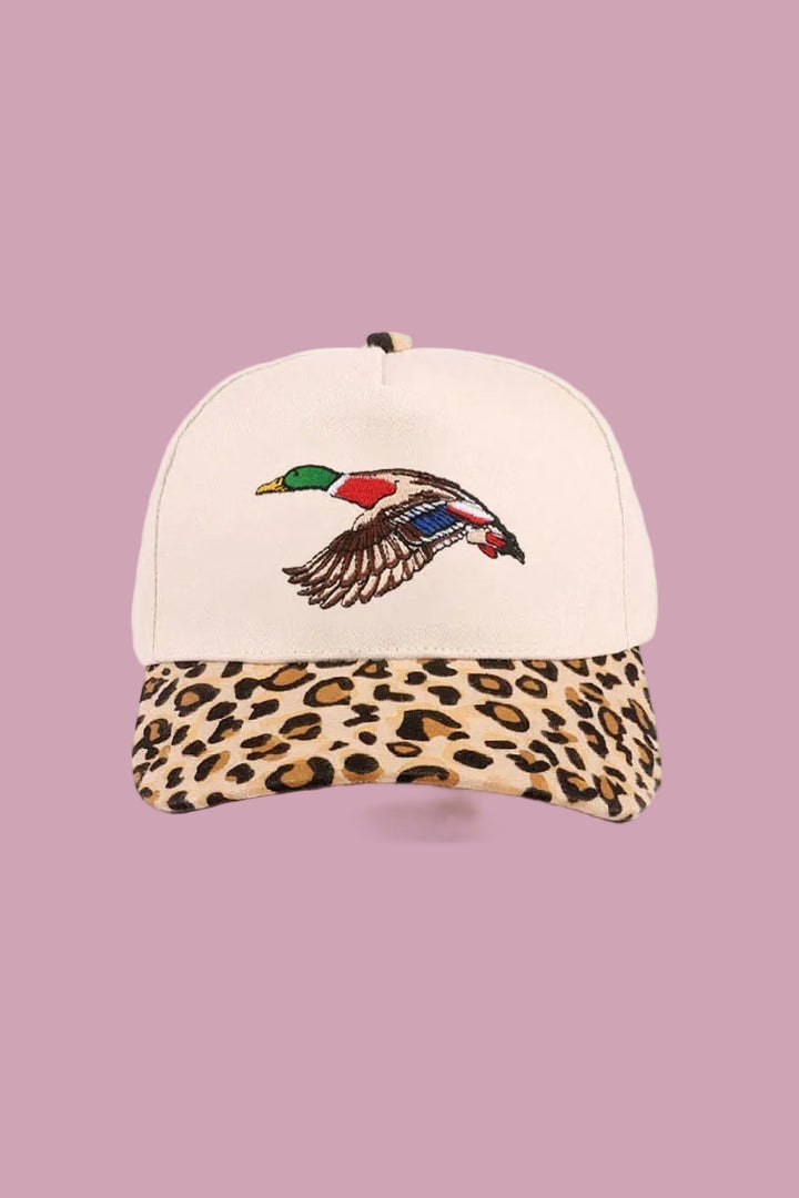 Leopard Duck Hat